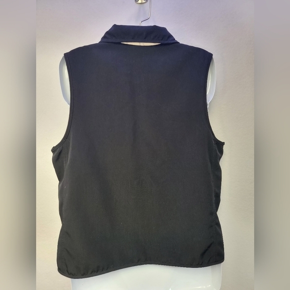Haley Reserve Golf Vest Women's Size Small Black Zipper Front Breathable Lining - Picture 9 of 9